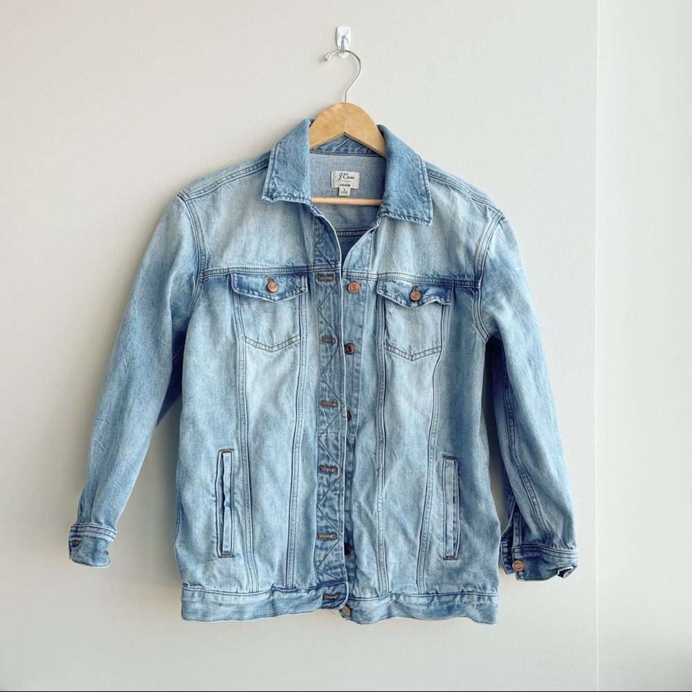 J.Crew Women‘s Oversized Denim Jacket